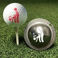Archer Adult Humor Patterns Golf Ball Liner DIY Stainless Steel