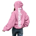 thumbnail image 4 of WhouRiu Boys Girls Letter Graphic Hoodie Kids Unisex Long Sleeve Hooded Pullover With Pockets Autumn Winter Soft Cozy Sweatshirts,9-10 Years, 4 of 9