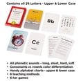 thumbnail image 6 of Think Tank Scholar Alphabet Flash Cards (ABC) for 2-4 Years - Learning Phonetic Sounds for Kids Speech Development - All Upper and Lowercase Letters - Preschool (Pre-K), Toddlers, Kindergarten, 6 of 7