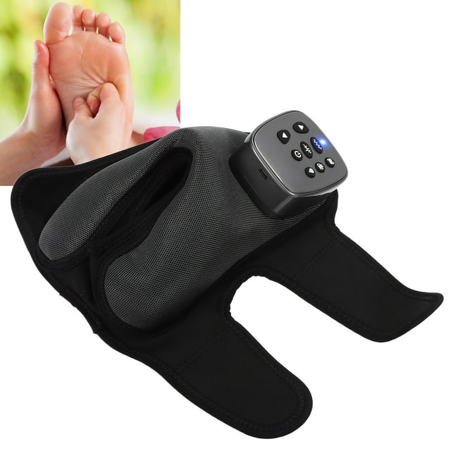 Masajeador De Tobillo De Pie Eléctrico, Vibración De Compresa Caliente Vibración Masajeador De Tobillo De Piel Amigable Para El Hogar Para El Cuidado De La Salud Para