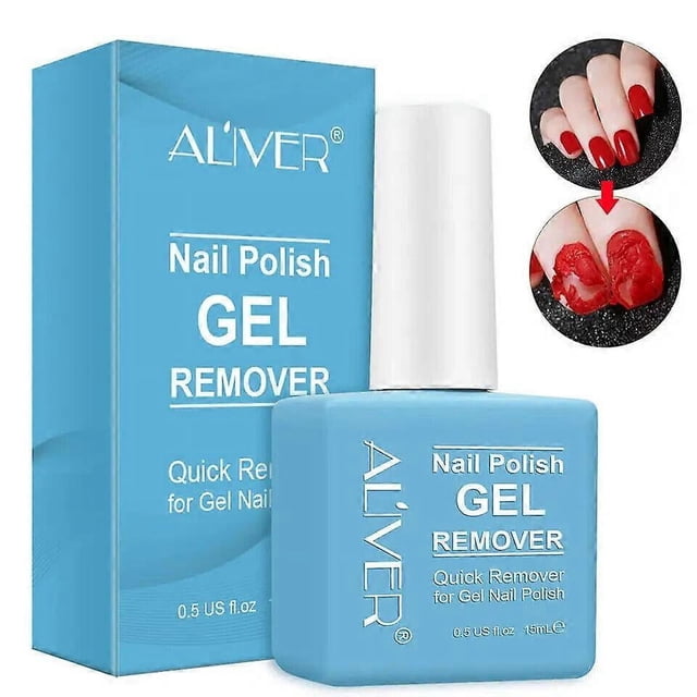 Aliver Nail Polish Remover Soak Off Magic Varnish Gel Acrylic Cleaner 15ml