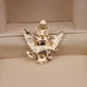 thumbnail image 5 of Broches Hugo de Aleación para Hombre Retro Águila Corona Insignia Vintage Dorado Negro, 5 of 8