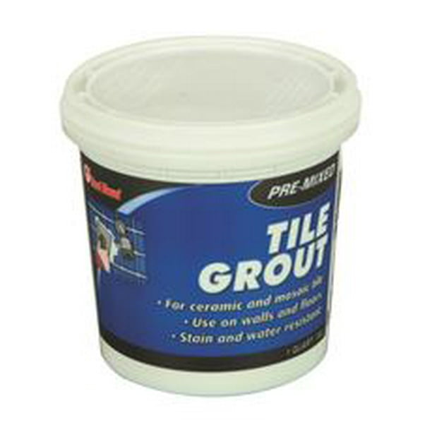 PREMIXED WALL GROUT WHITE, 1 QUART