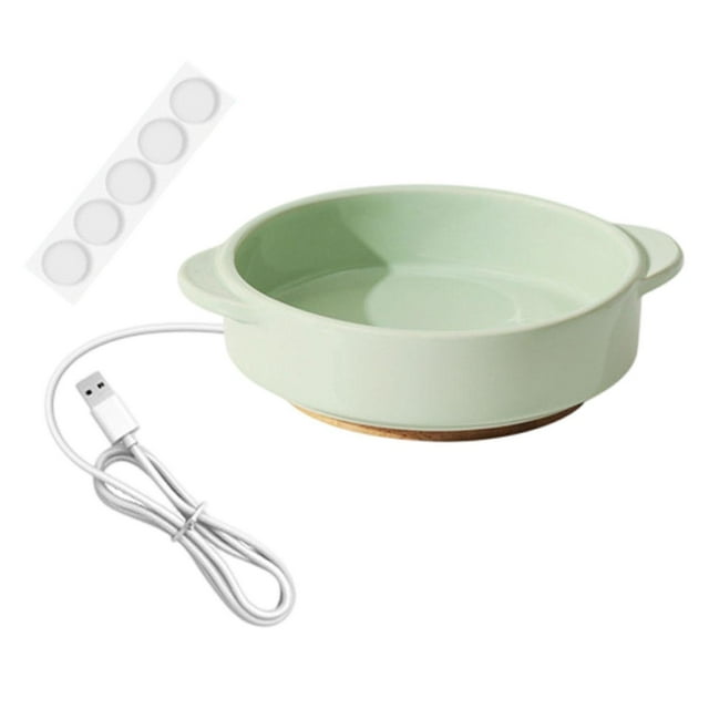 Comedero calefactable para mascotas, bebedero para mascotas, estable, redondo, portátil, elevado, para gatos y perros. 45 cm de altura