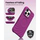 thumbnail image 3 of Funda de teléfono ORNARTO Vortuxe para iPhone 16 Pro Max Fucsia, 3 of 7