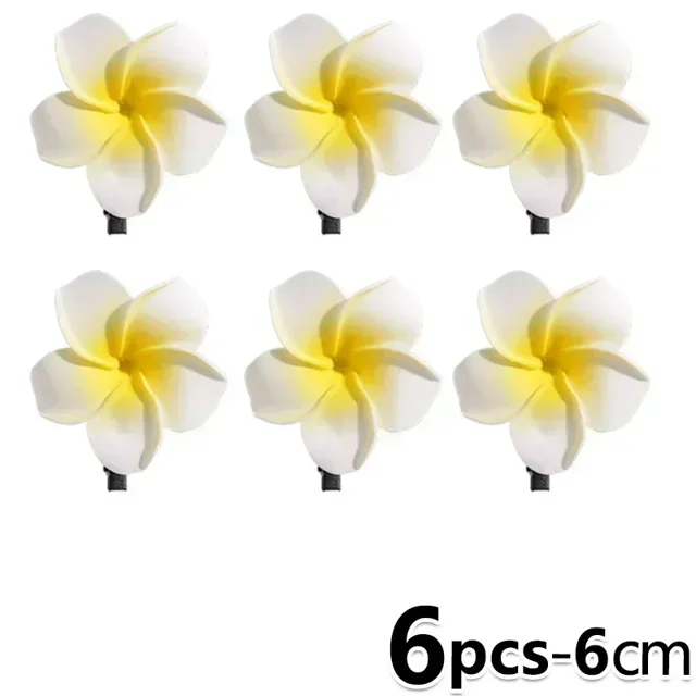 1/10 Uds. Pinzas para el cabello de flores degradadas de verano, pinzas para el cabello dulces, tocados de diseño para mujer y niña, horquilla de perl