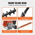 thumbnail image 4 of VEVOR 52CC 6-in-1 Multi-Functional Trimming Tools, Gas Hedge Trimmer, Weed Eater, String Trimmer, Brush Cutter, Edger, Pole Saw Chainsaw Pruner with Extension Pole, 4 of 9