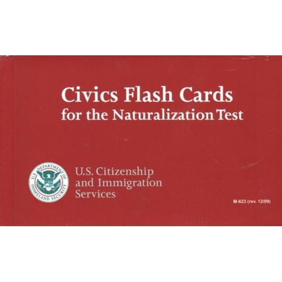 Pre-Owned Civics Flash Cards for the Naturalization Test (December 2009) Paperback