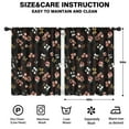 thumbnail image 2 of Blackout Kids Curtains,Pioneer Flower Floral Print Pattern Childrens Insulated Curtains Set Of 2,Bedroom Essentials,Toddler Room Decor 42"x54", 2 of 5