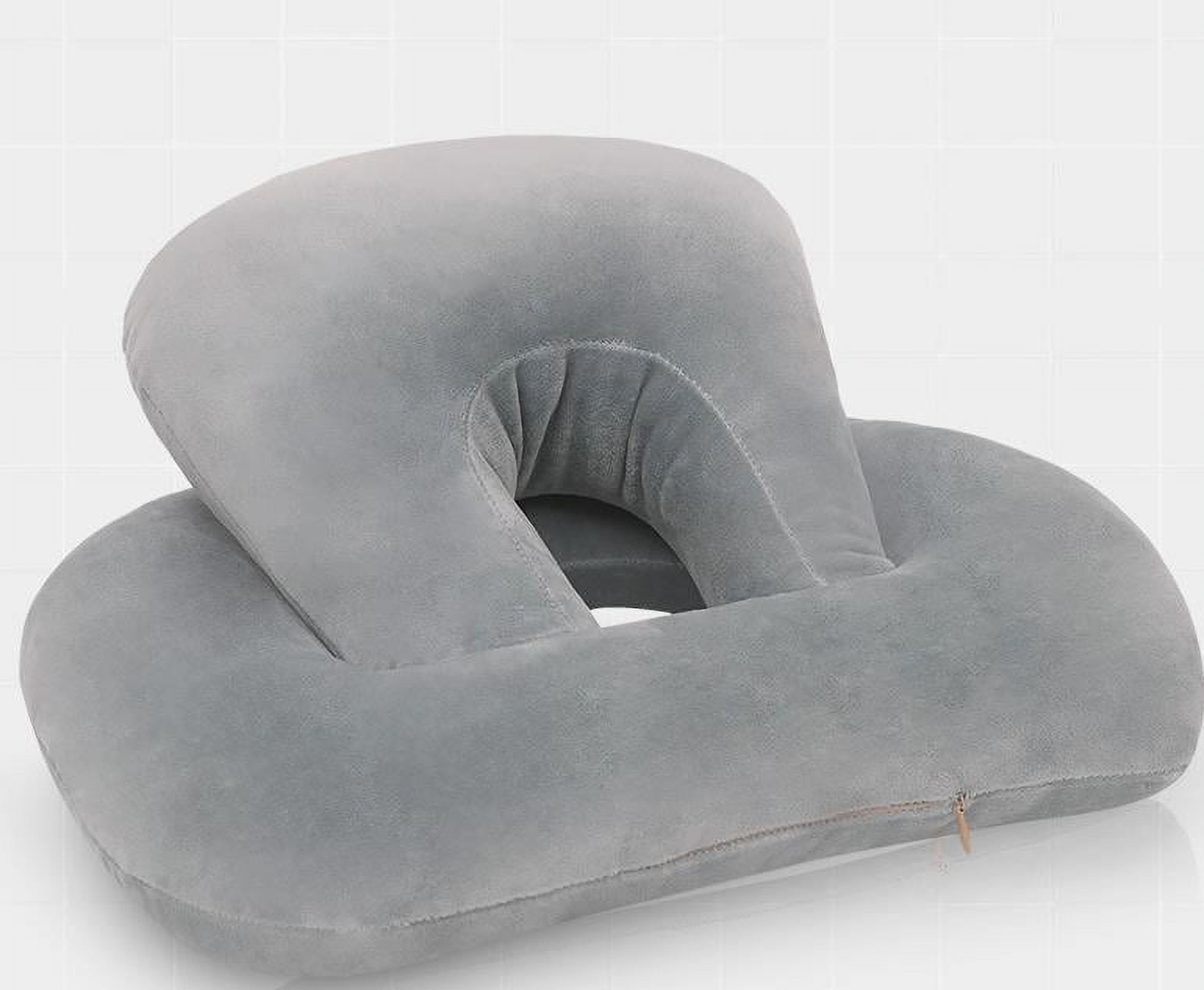 Office Desk Nap Pillow Face Down Stomach Sleeping Pillow Travel Pillow with Brethable Hole Design Walmart
