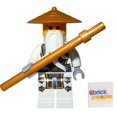thumbnail image 1 of LEGO Ninjago: Master Sensei Wu Ninja Dragon Minifigure with Battle Staff LEGO -, 1 of 3