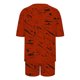 thumbnail image 5 of Conjunto de Pijama de las Mujeres de Moda Casual Color Sólido Manga Corta Cuello Redondo Top Y Pantalones, 5 of 6