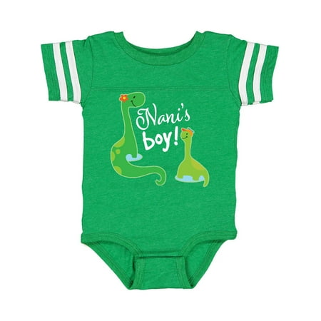

Inktastic Nani Boy Grandson Gift Dinosaur Gift Baby Boy Bodysuit