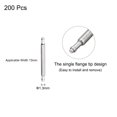 thumbnail image 2 of Unique Bargains Bracelet de Montre 11mm Épingle 1.3mm Dia Acier Inoxydable Simple Bride Ressort d'Extrémité 200 Pack, 2 of 5