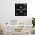 thumbnail image 3 of Stupell Industries Eclectic Simple Monochrome Fractals Canvas Art, 24 x 24, by El Perkin, 3 of 8