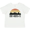 thumbnail image 3 of Inktastic Fort Worth Texas Skyline Retro Boys or Girls Baby T-Shirt, 3 of 5