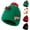 Black, variant on Xuety Santa Hats Knitted Christmas Hats Elf Decor Hat Funny Christmas Hats for Adults Christmas Party Gift