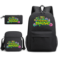 thumbnail image 4 of Monster Concert My Singing Monsters Schoolbag Three-piece Set, Large Capacity, Schoolbag For Primary And Secondary School Students-HAPDEN, 4 of 4