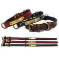 thumbnail image 5 of Collar de cuero resistente para perros pequeños, medianos, grandes y extragrandes., 5 of 5