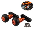 thumbnail image 1 of Ohmyroo 2-Piece Auto Motorcycle Anti-Fall Frame Slider CNC Aluminum Collision Protector Orange, 1 of 6