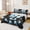 Black Blue 01, variant on Feelyou Classic Baseball Gear Twin Sheets for Kids, Drip Sprinkle Bedding, Red Blue, 3 Pieces, 1 Flat Sheet, 1 Fitted Sheet and 1 Pillowcase