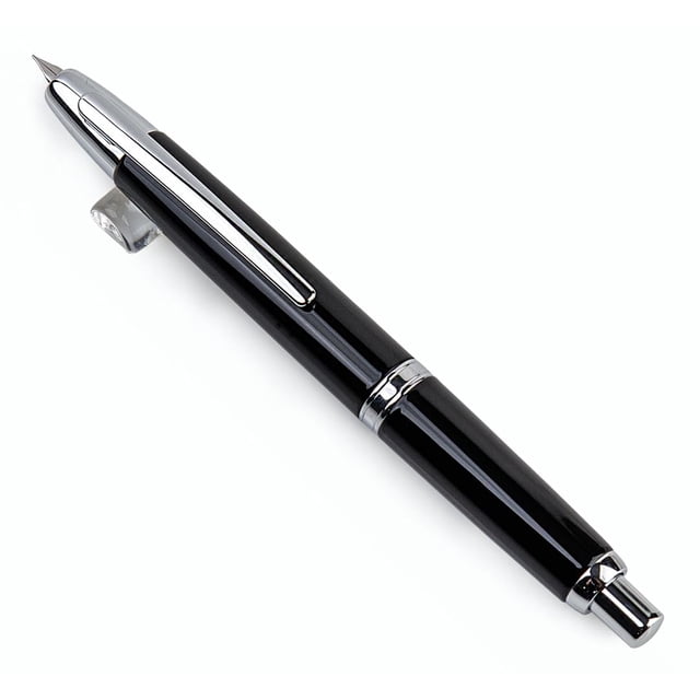 Pluma estilográfica JINHAO con punta retráctil de metal en forma de F, 10 prensas, 0,5 mm