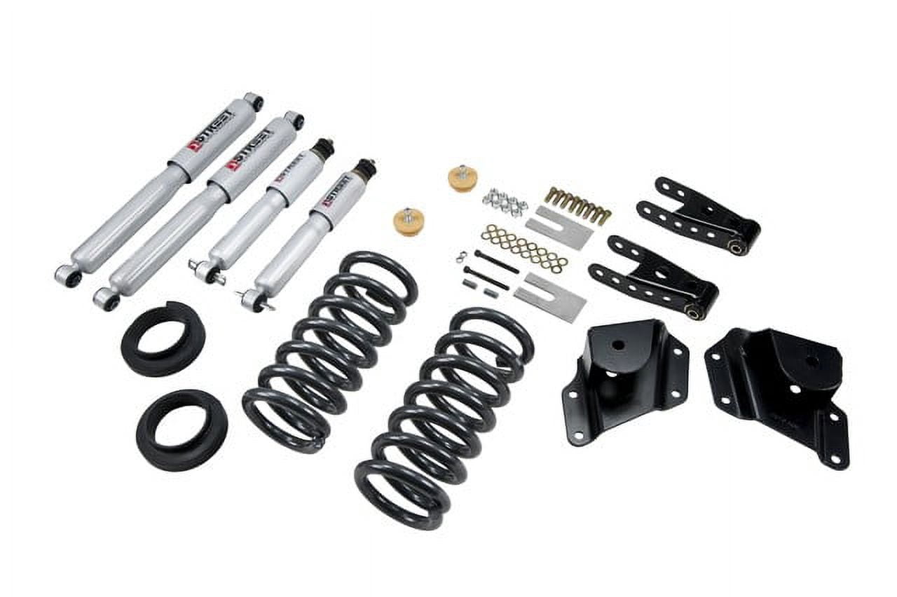 Belltech LOWERING KIT WITH SP SHOCKS Fits select: 1999-2000 CHEVROLET SILVERADO C1500, 2001 CHEVROLET SILVERADO K1500
