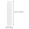 thumbnail image 3 of 4PCS 50ML Empty White Plastic Portable Squeeze Bottles Refillable Cosmetics Tube Container Storage with for Facial Cleaner Shampoo Shower Gel Lotion Hand Cream, 3 of 9