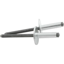 Allstar Performance ALL18147 Rivet - 5/8 in Head - 3/16 in Steel Mandrel - 3/8-1/2 in Grip Range - Natural Aluminum - Set of 250
