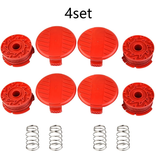Feimier Craftsman 4 Setsfor CMCST910M1 String Trimmer Replacement Spool & Cap Kit , 0.08\" Line , 20ft Length ,for WEEDWACKER