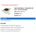 thumbnail image 2 of Rear Shock Mount - Compatible with 2013 - 2019 Ford Escape 2014 2015 2016 2017 2018, 2 of 2