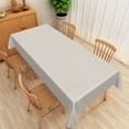 thumbnail image 2 of Nanqianyi Grey Checkered Rectangular Tablecloth for 60 x 120 inch, Waterproof Wipeable Table Cover for Kitchen Table, Indoor and Outdoor, 2 of 6