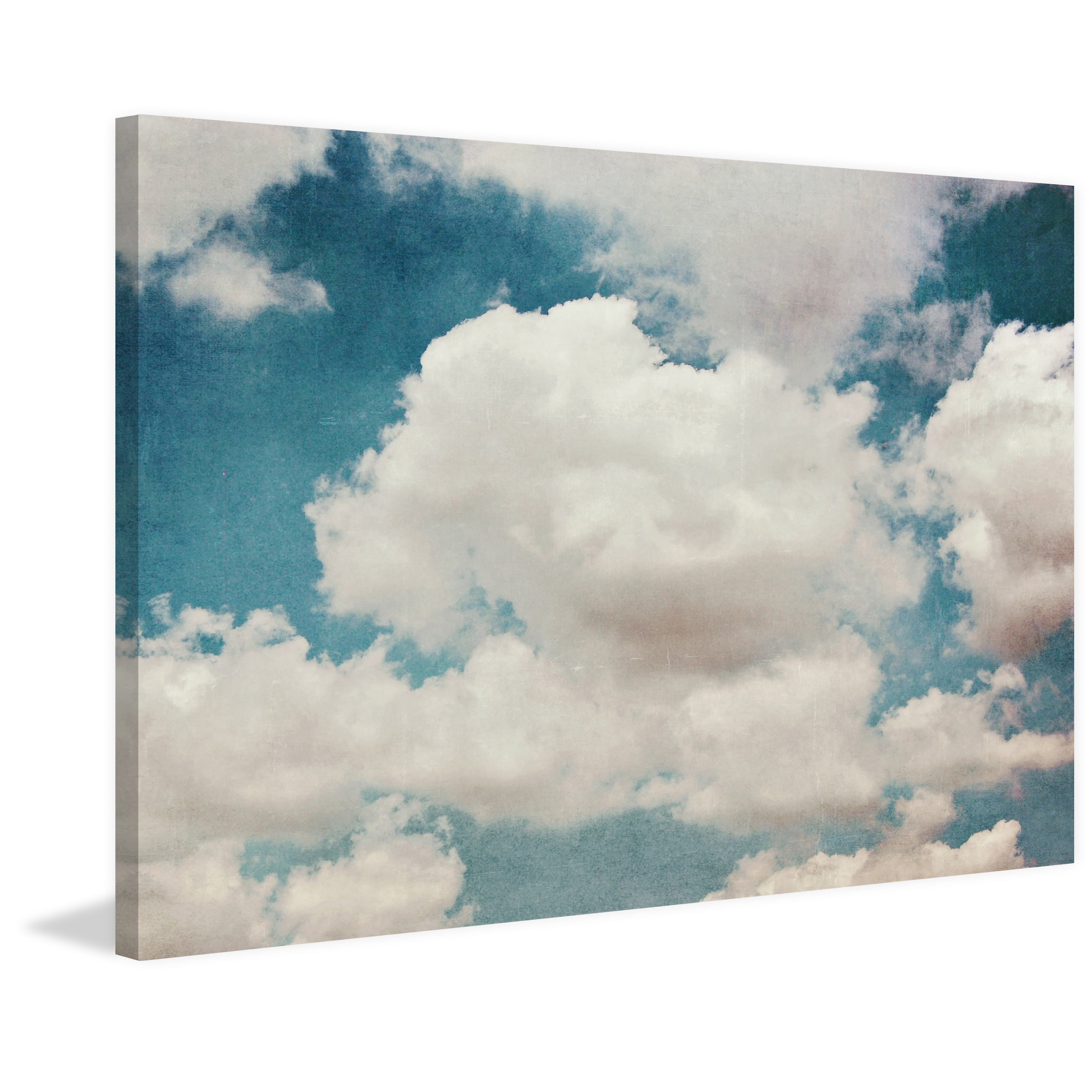 Marmont Hill "Clouds" Painting Print on Wrapped Canvas