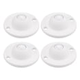 thumbnail image 1 of 4uds Ruedas Adhesivas giratorias Unique Bargains 360 Grados Rotación Blanco, 1 of 7