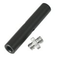 thumbnail image 7 of NEXAVKPR 15mm Diameter 3/8 Female to Male Threaded Adapter Rod for Tripods Microphones Cameras Aluminum Alloy Extension Stick, 7 of 7