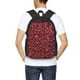 thumbnail image 4 of Fotbe Red Glitter Mochila para Hombre y Mujer - Tela Oxford 600D Resistente - Mochila Impermeable de Gran Capacidad para Escuela, Viajes y Senderismo, 4 of 6