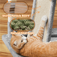 thumbnail image 5 of Alden Design 68.5"H Large Multilevel Cat Tree Tower with Condos and Perches, Light Gray, 5 of 10