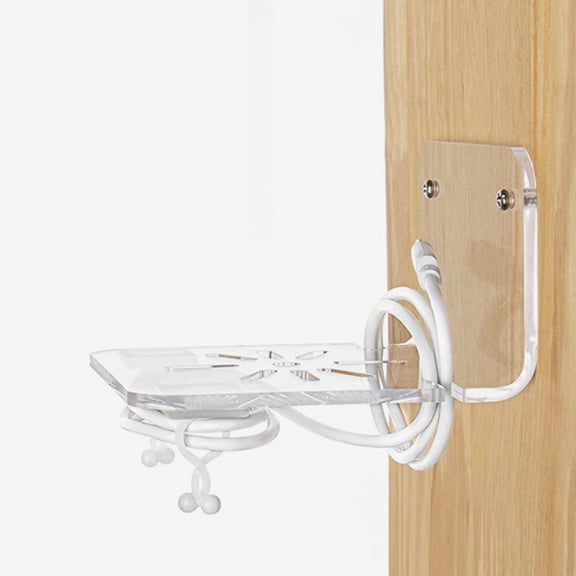 Masteelf 3-Piece Wall Mount Bracket Set with Floating Shelf for Security , Speaker Holder, and Home
