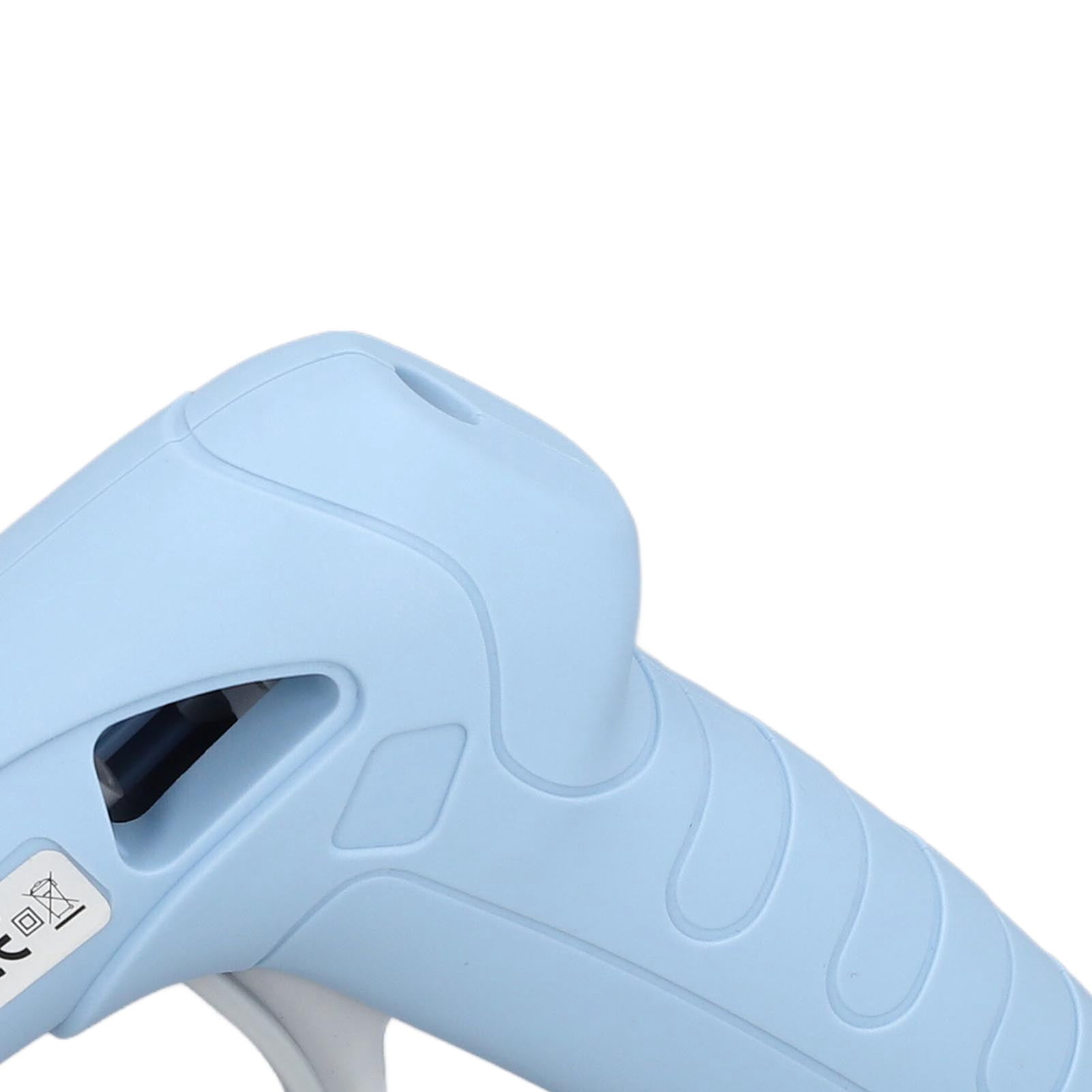 Nieyigj Hot Melt Glue Gun Kit USB Rechargeable Cordless Mini Device With 30 Pcs Adhesive Bars Tool Bag Silicone Pad Anti-Drip Design for Home DIY Crafts Arts Repair - Blue