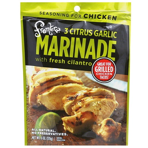 Frontera 3 Citrus Garlic Marinade with Fresh Cilantro, 6 oz, (Pack of 6) by Generic