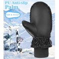 thumbnail image 4 of Manoplas Impermeables de Invierno para Niños MoKo Negro M 22 cm, 4 of 8