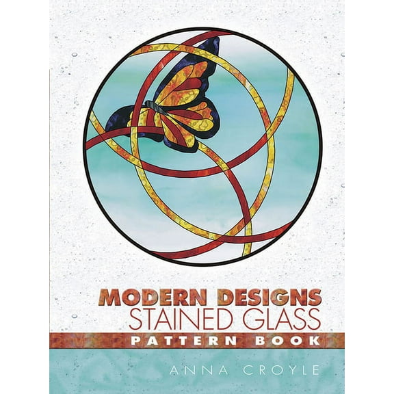 Dover Crafts: Stained Glass Modern Designs Stained Glass Pattern Book, (Paperback)