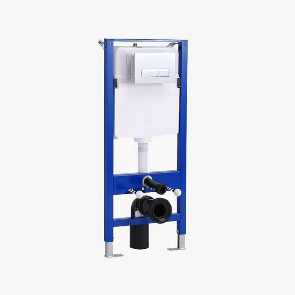 HOROW Concealed In-Wall Toilet Tank Carrier 1/1.6 GPF Dual Flush, Adjustable Height Tank Carrier