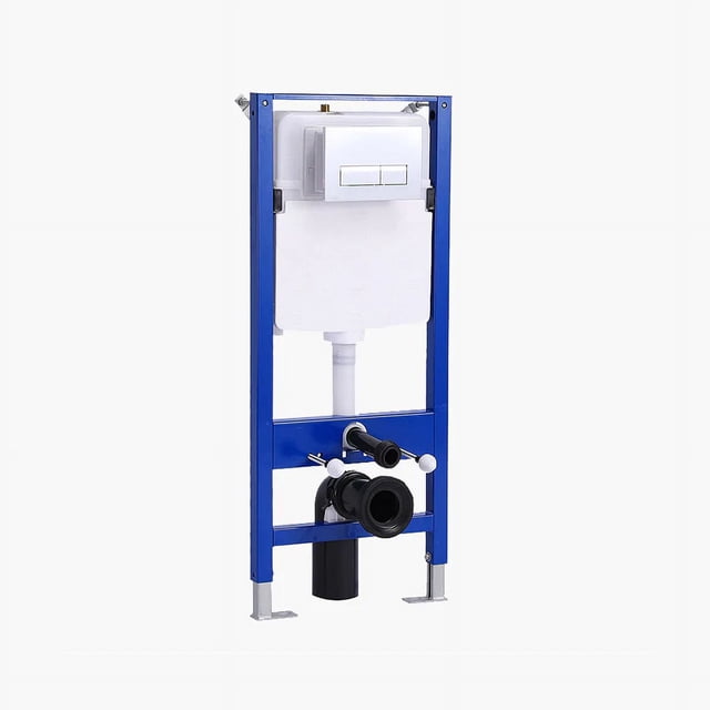HOROW Concealed In-Wall Toilet Tank Carrier 1/1.6 GPF Dual Flush, Adjustable Height Tank Carrier