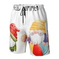 thumbnail image 4 of Balery Summer Gnome Traje de Baño Estilo Hawaiano para Hombre, Shorts de Secado Rápido con Bolsillos-Medium, 4 of 6
