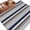 Navy blue, brown, gray, variant on Round Rug 4Ft Washable Non-Slip, Teal Khaki Striped Circle Area Rugs for Living Room Bedroom, Farmhouse Stripes Modern Abstract Art Indoor Floor Mats Carpet Runner for Home Decor Aesthetic
