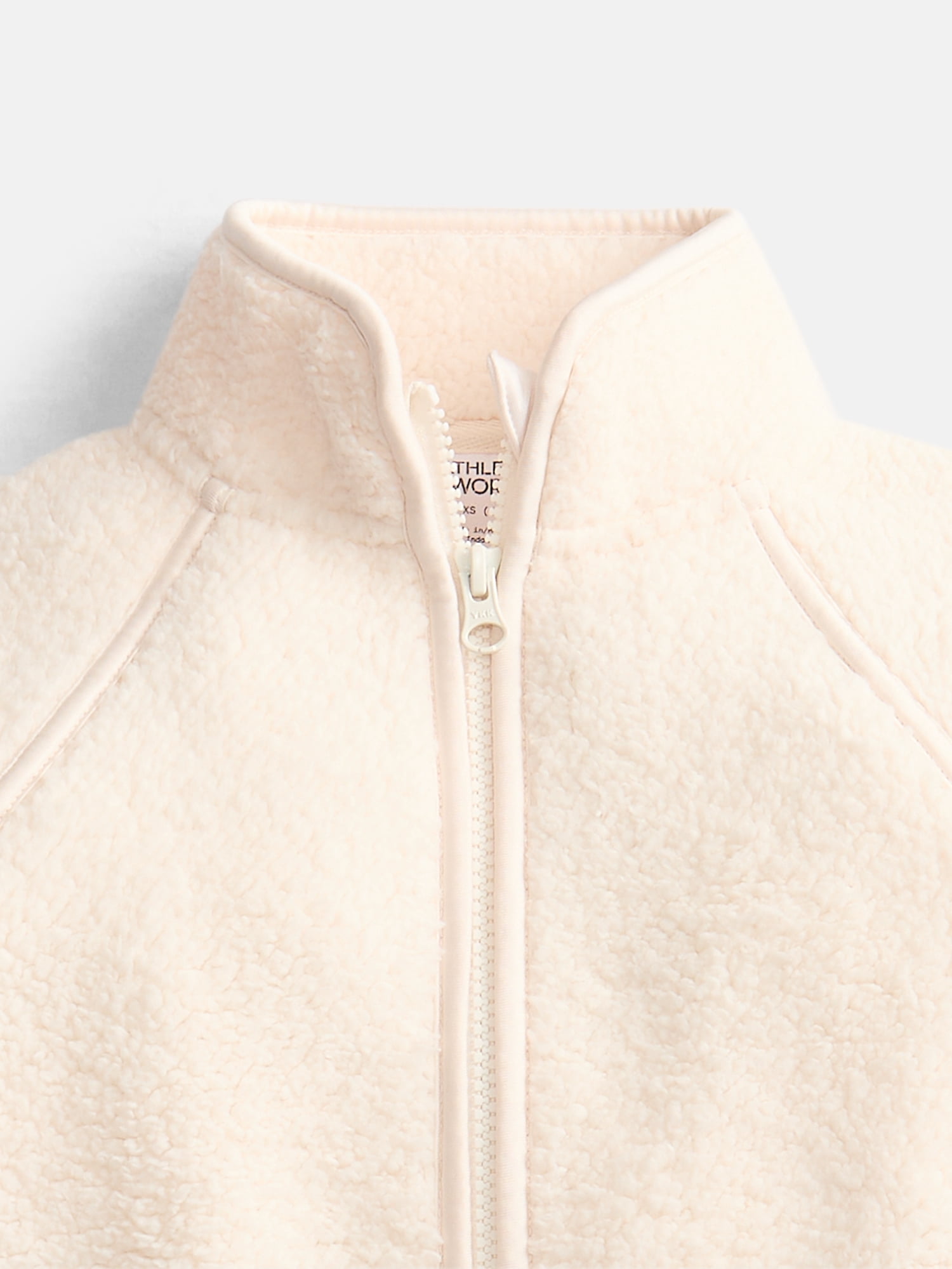 Athletic Works Girl's Faux Shearling Jacket, Sizes 4-18