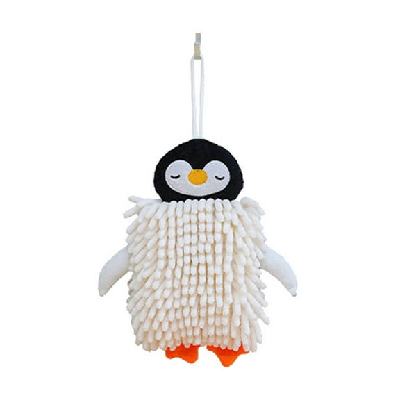Microfiber Soft Hand Towels Funny Cartoon Animal Quick Drying Bathroom Kitchen Towel With Hanging Loop For Home