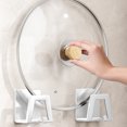 thumbnail image 4 of Wall-Mounted Kitchen Sink Shelf - Adhesive Drain Rack for Sponges & Cleaning Supplies, 4 of 6