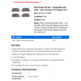 thumbnail image 2 of Rear Brake Pad Set - Compatible with 2020 - 2021 Porsche 718 Cayman GT4 - Dynamic Friction, 2 of 2